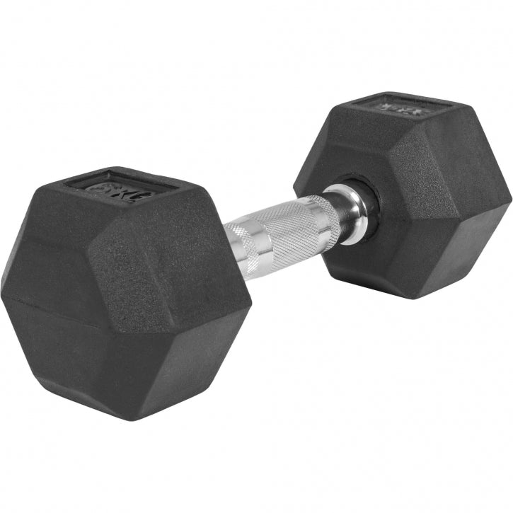Hex hantelis 2-50 kg su gumine danga