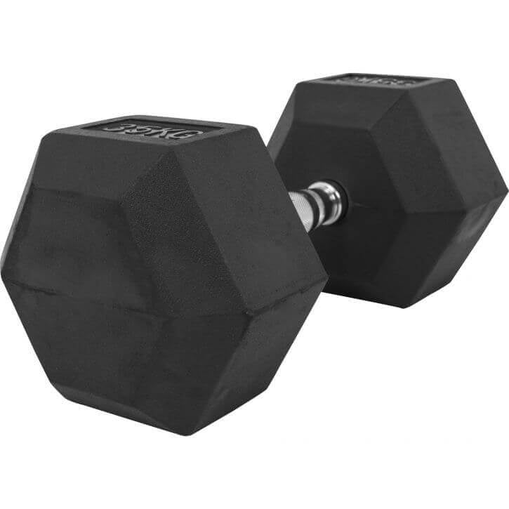 Hex hantelis 2-50 kg su gumine danga
