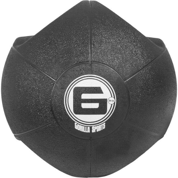 Grip treniruočių kamuolys su rankenų angomis 3–10 kg