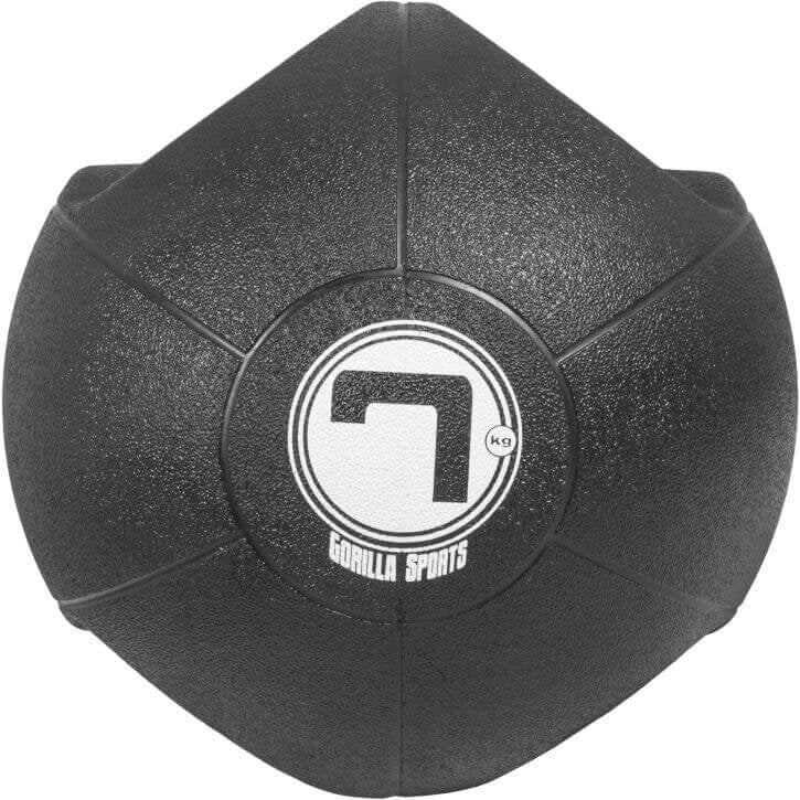 Grip treniruočių kamuolys su rankenų angomis 3–10 kg