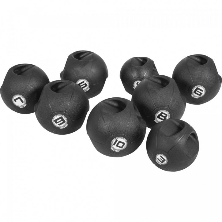Grip treniruočių kamuolys su rankenų angomis 3–10 kg
