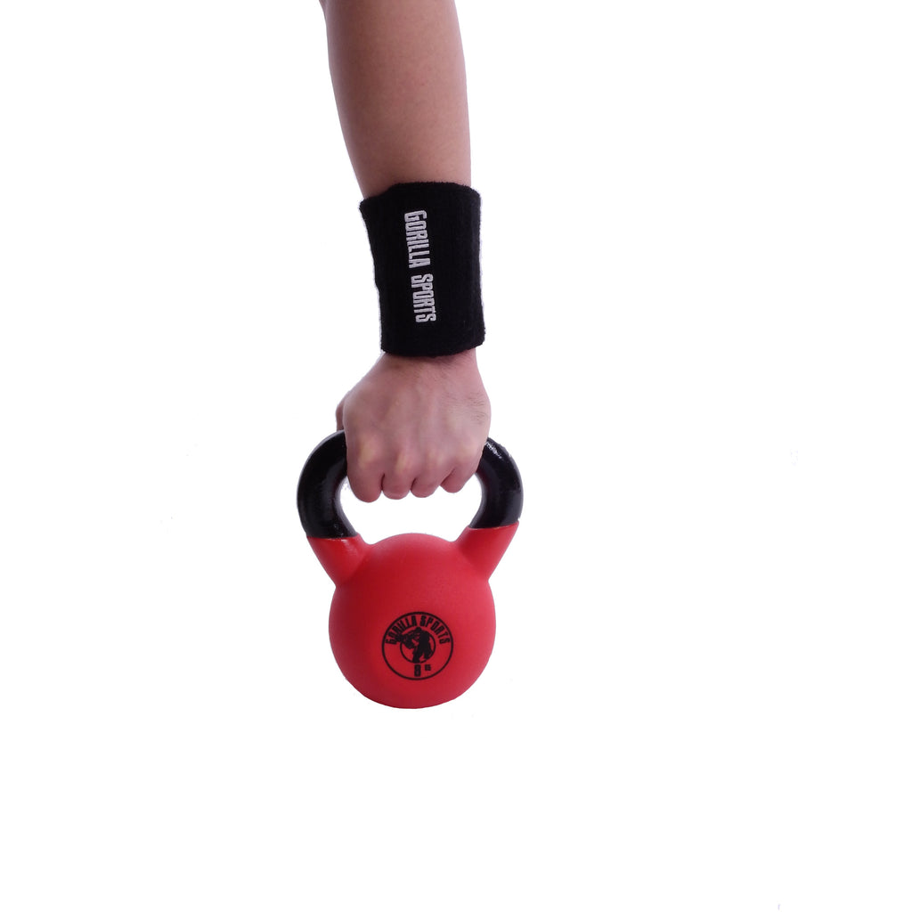 Prakaito juostos riešų atramai kettlebell treniruotėms
