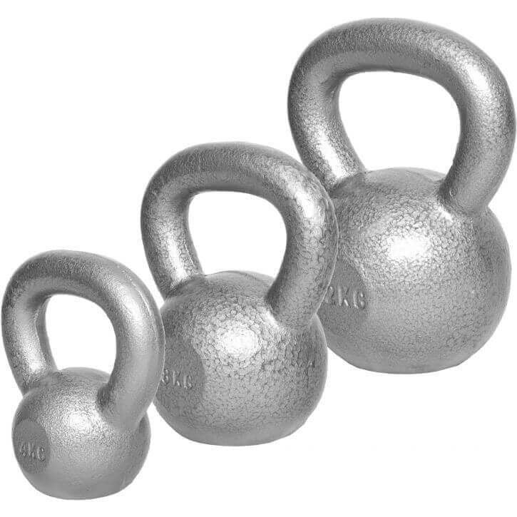 Ketaus girų rinkinys 4 kg, 8 kg ir 12 kg