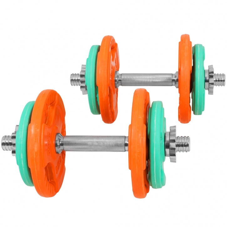 Reguliuojamas olimpinių hantelių rinkinys 20 kg