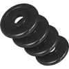 Guma dengti svorių diskai 4 x 0,5 kg, 30 mm
