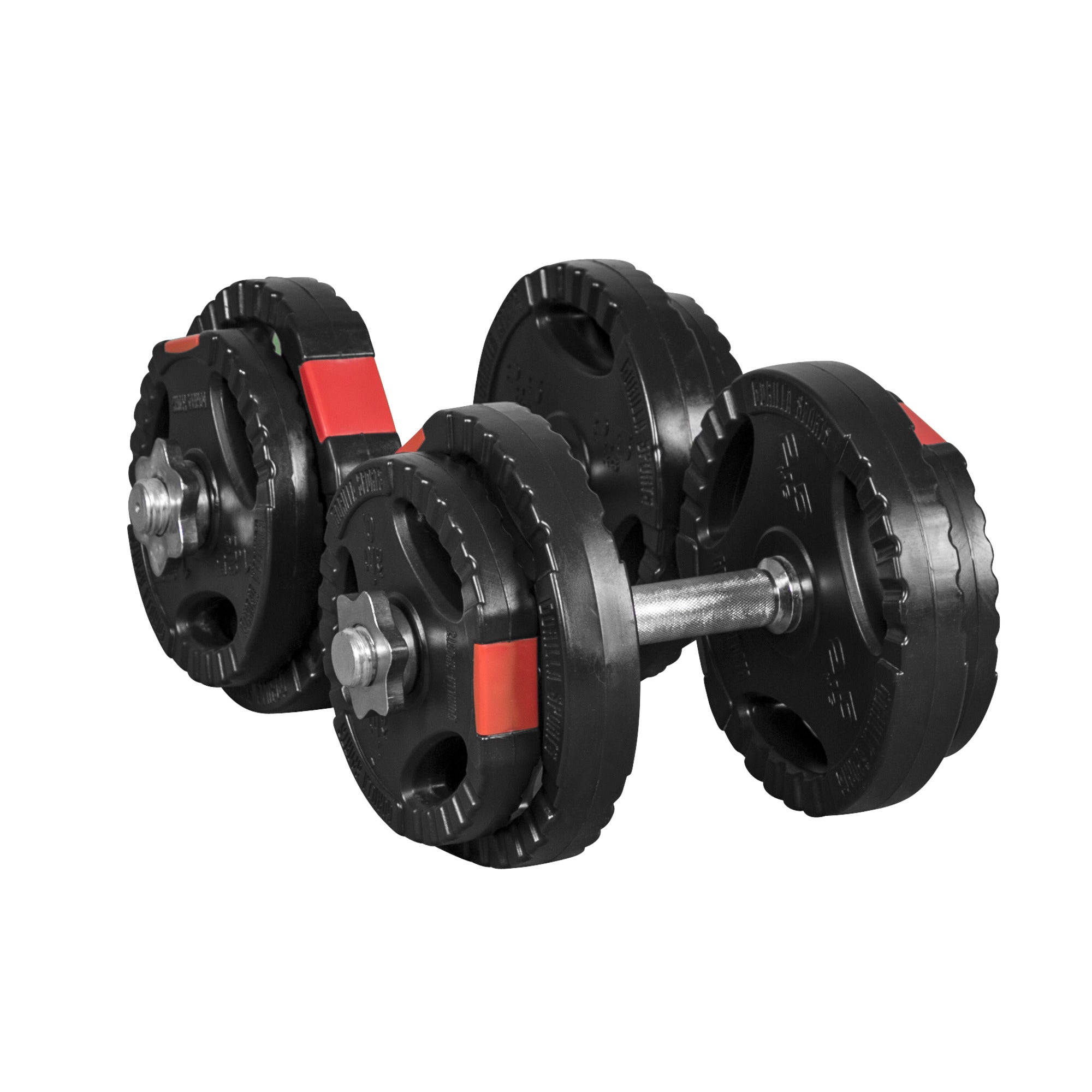 Tri Grip hantelių rinkinys 20 kg su srieginiais užraktais