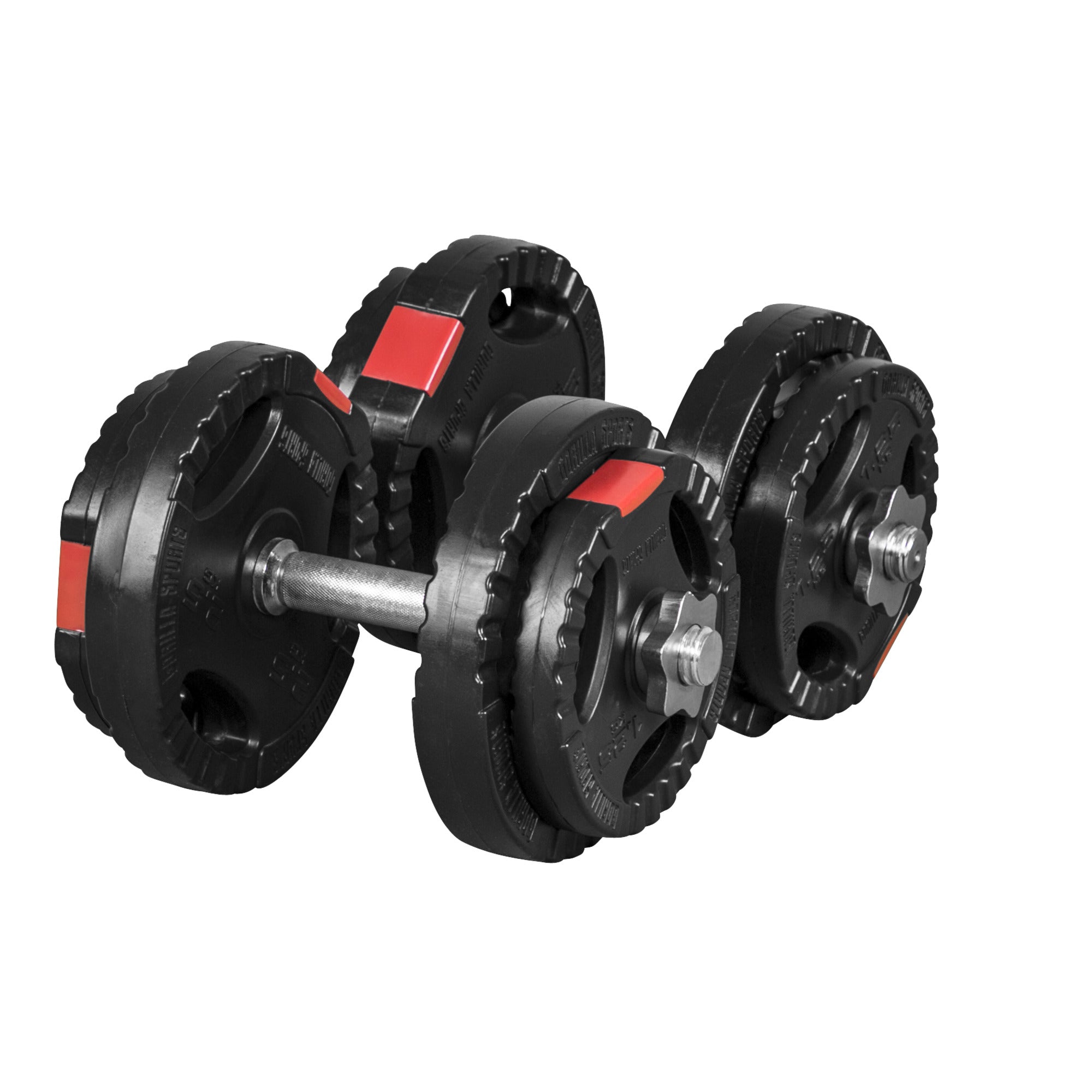 Tri Grip hantelių rinkinys 20 kg su srieginiais užraktais