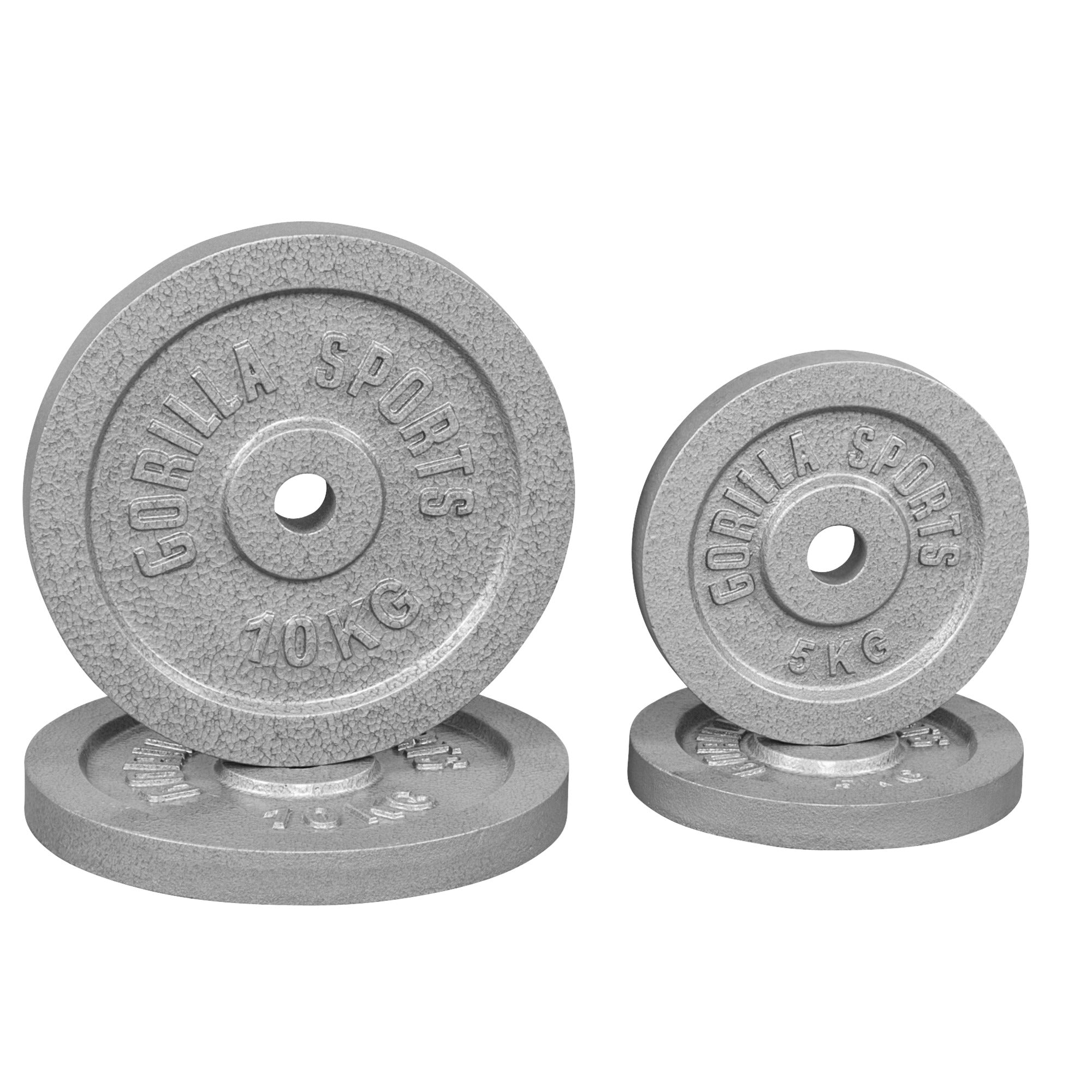 Ketaus svorių diskai 30 mm, 2 x 10 kg + 2 x 5 kg