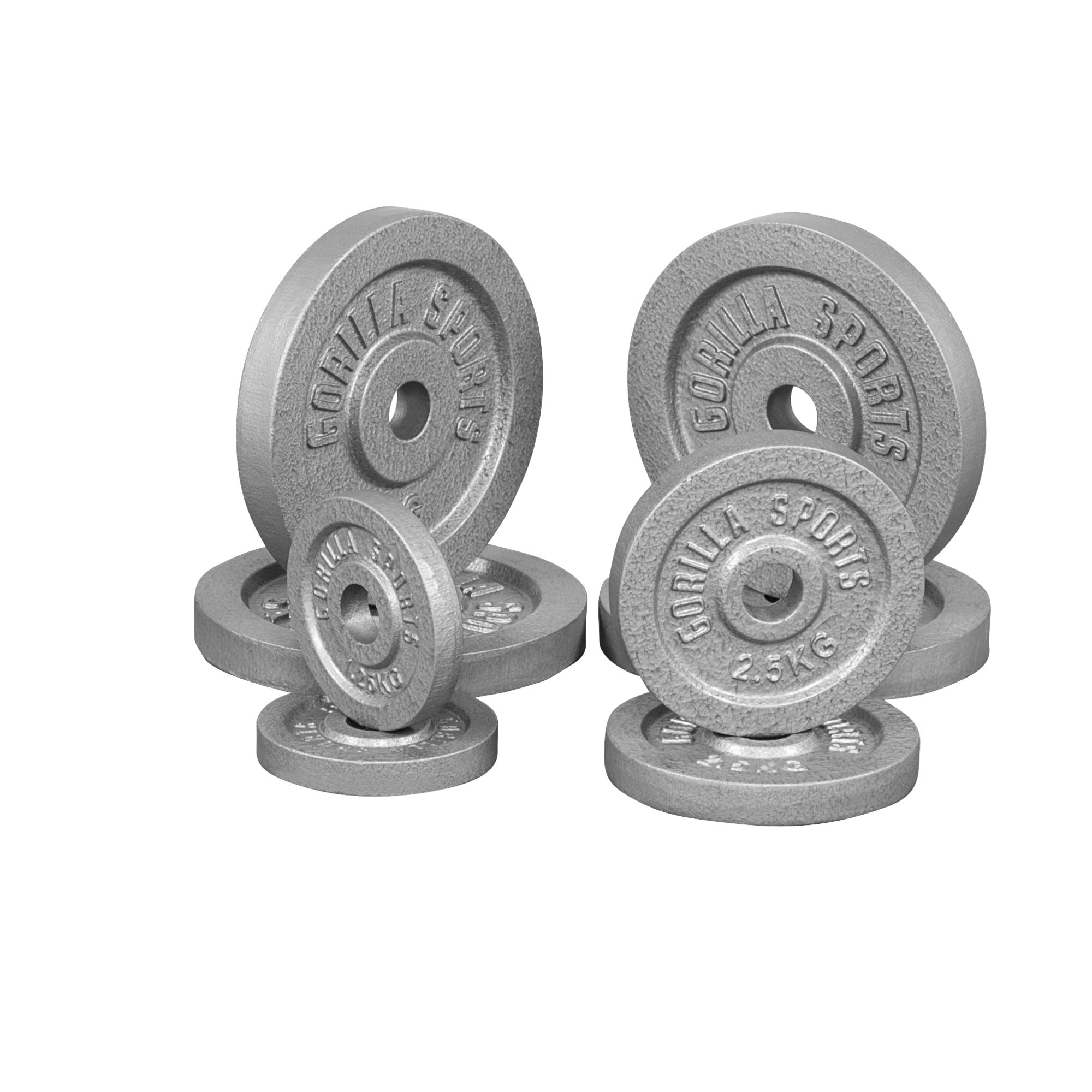 Ketaus svorių diskų rinkinys 27,5 kg 30 mm