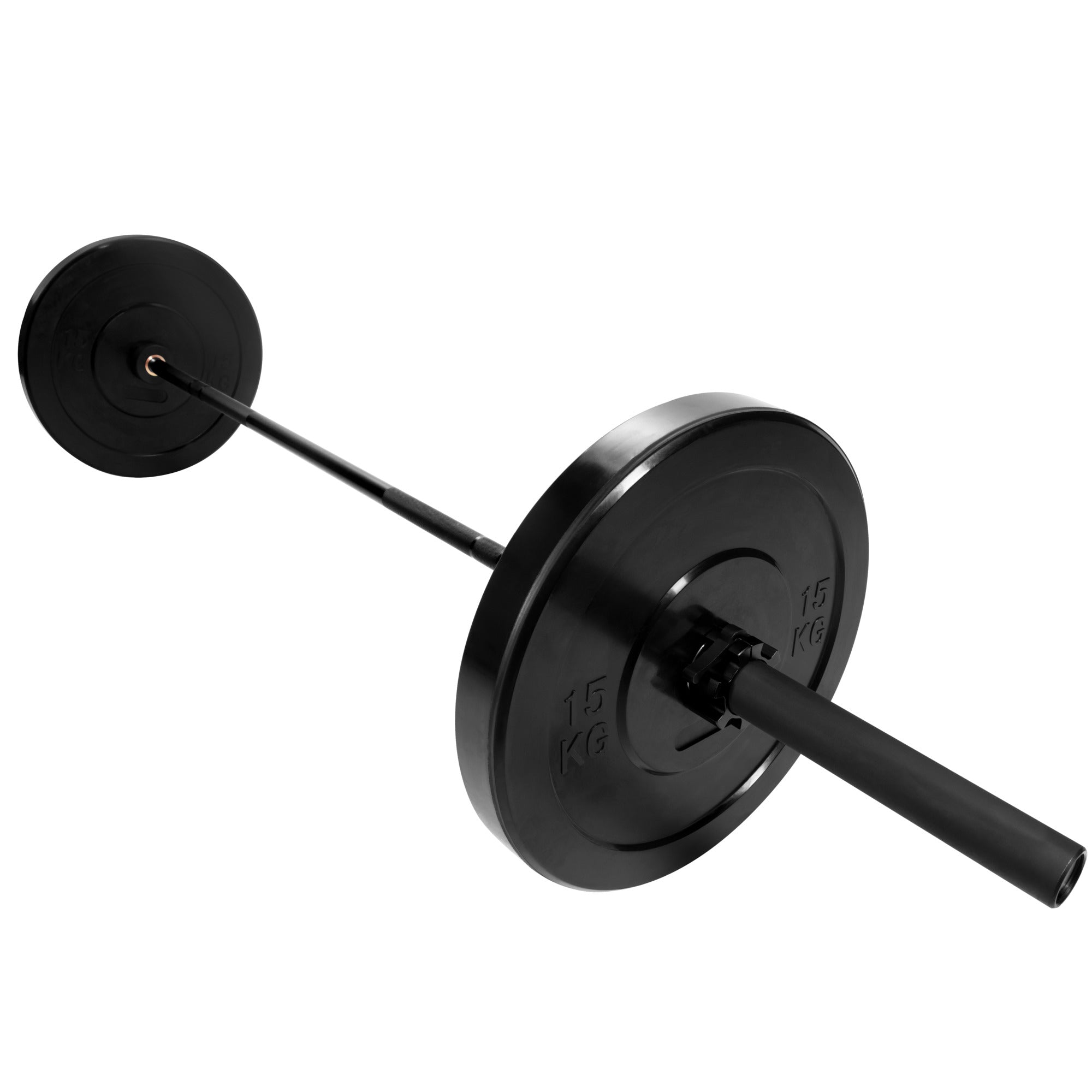 Olimpinė štanga 220 cm 20 kg, juoda