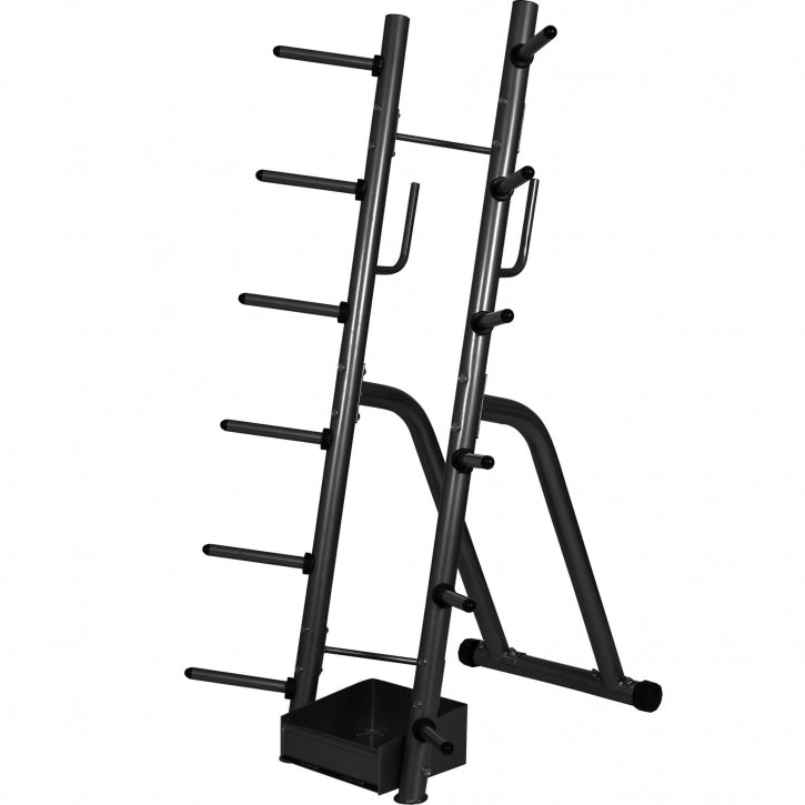 Svorių diskų ir grifų stovas 30 mm svorių diskams, 170cm aukščio