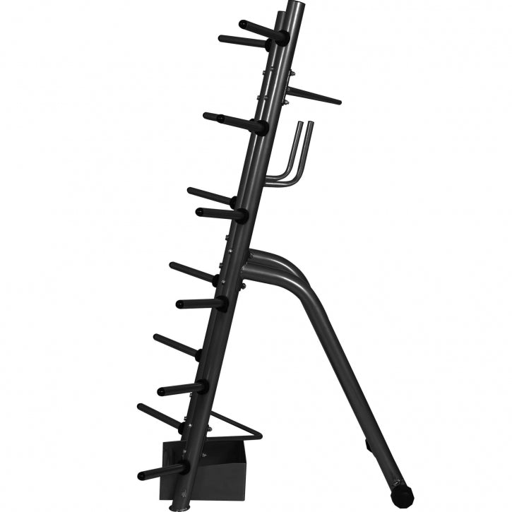 Svorių diskų ir grifų stovas 30 mm svorių diskams, 170cm aukščio