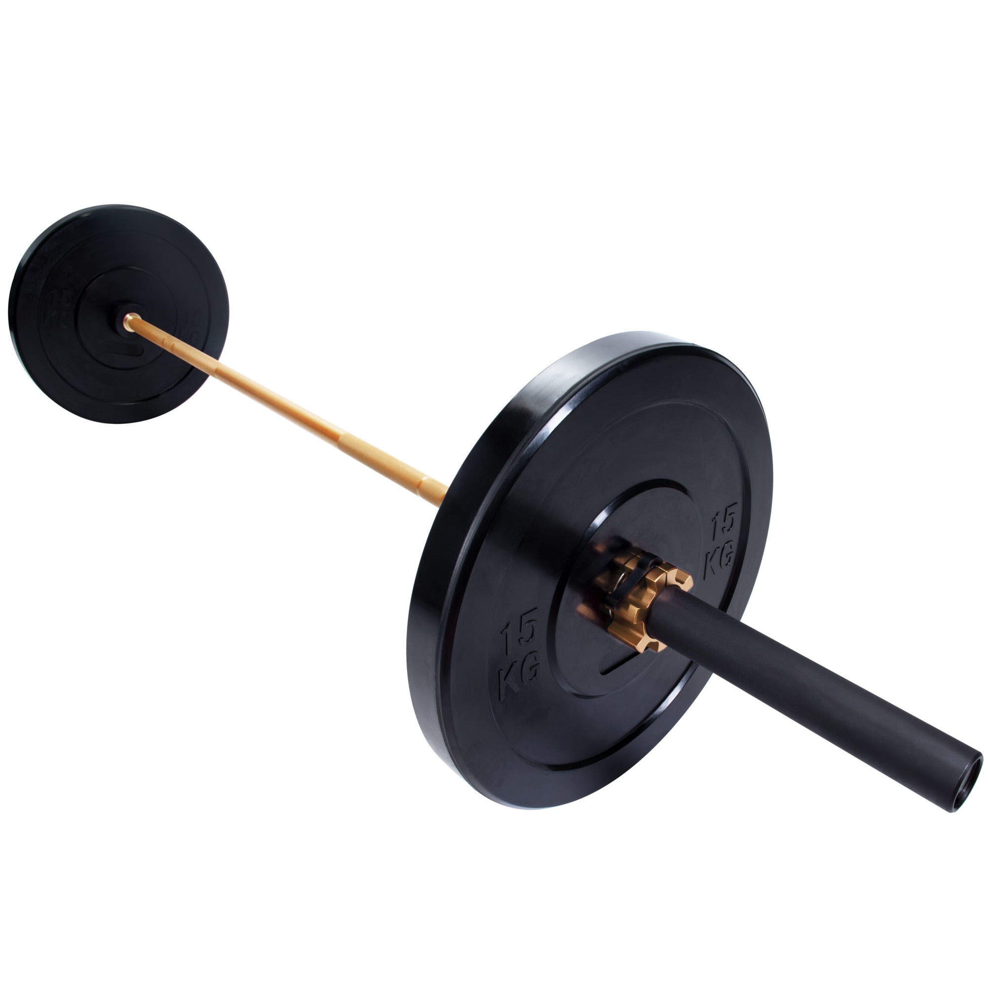 Olimpinė štanga 220 cm 20 kg auksinė, gold, titano /juoda