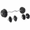 Guminis štangos rinkinys 70 kg su EZ grifu
