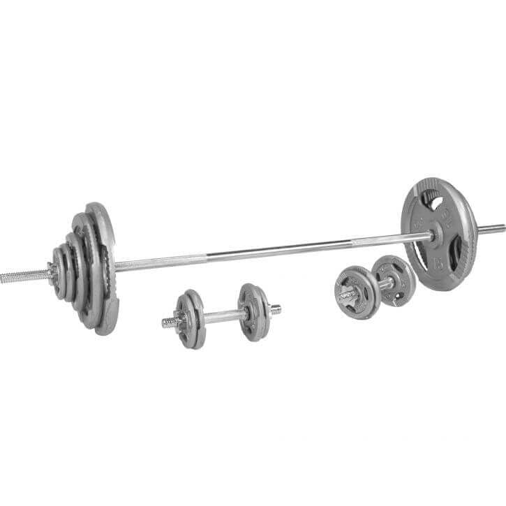 Tri Grip štangos rinkinys 100 kg su tiesiu grifu