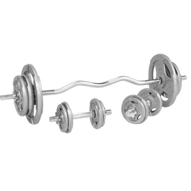 Tri Grip EZ štangos rinkinys 70 kg su ketaus diskais