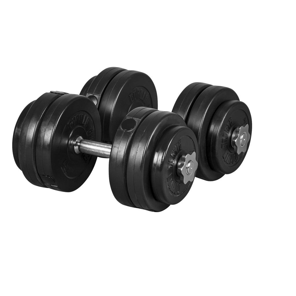 Reguliuojamas vinilinių hantelių rinkinys 30 kg, 30mm