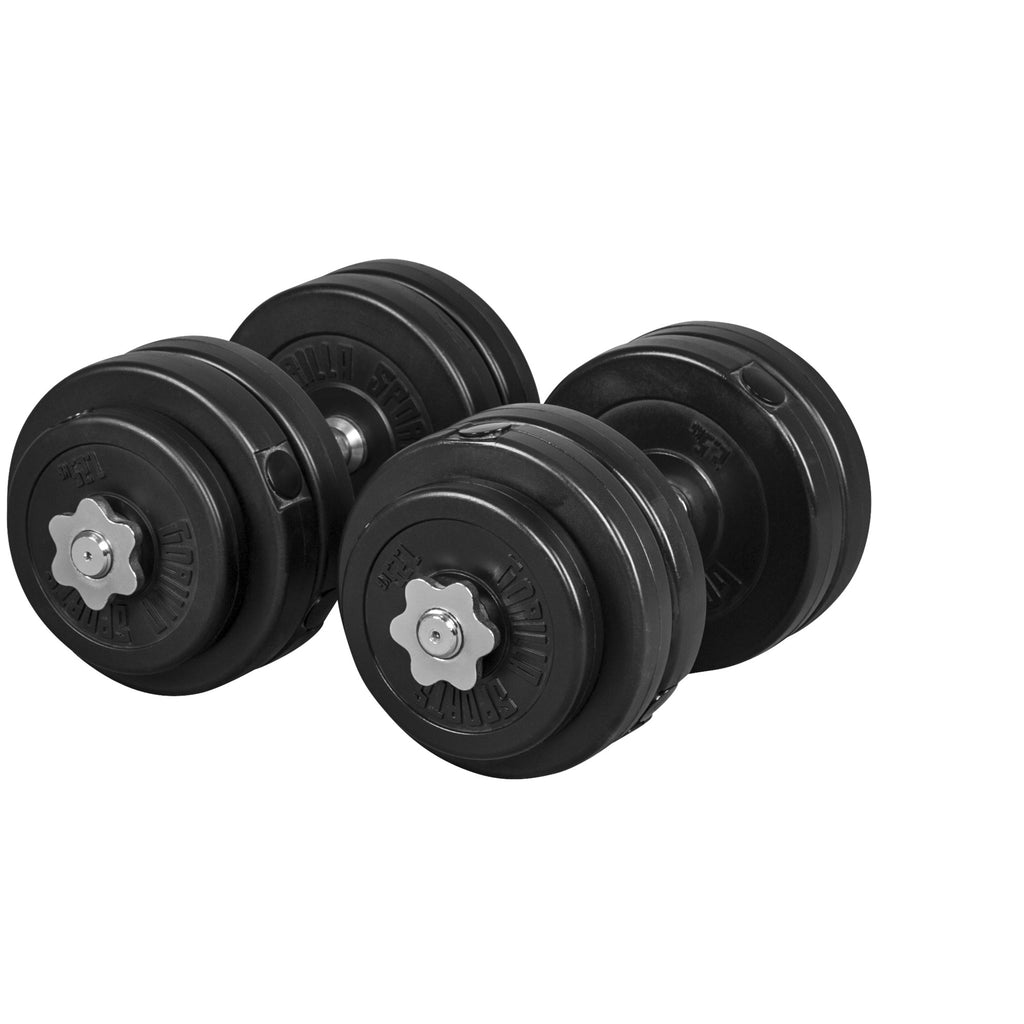 Reguliuojamas vinilinių hantelių rinkinys 30 kg, 30mm