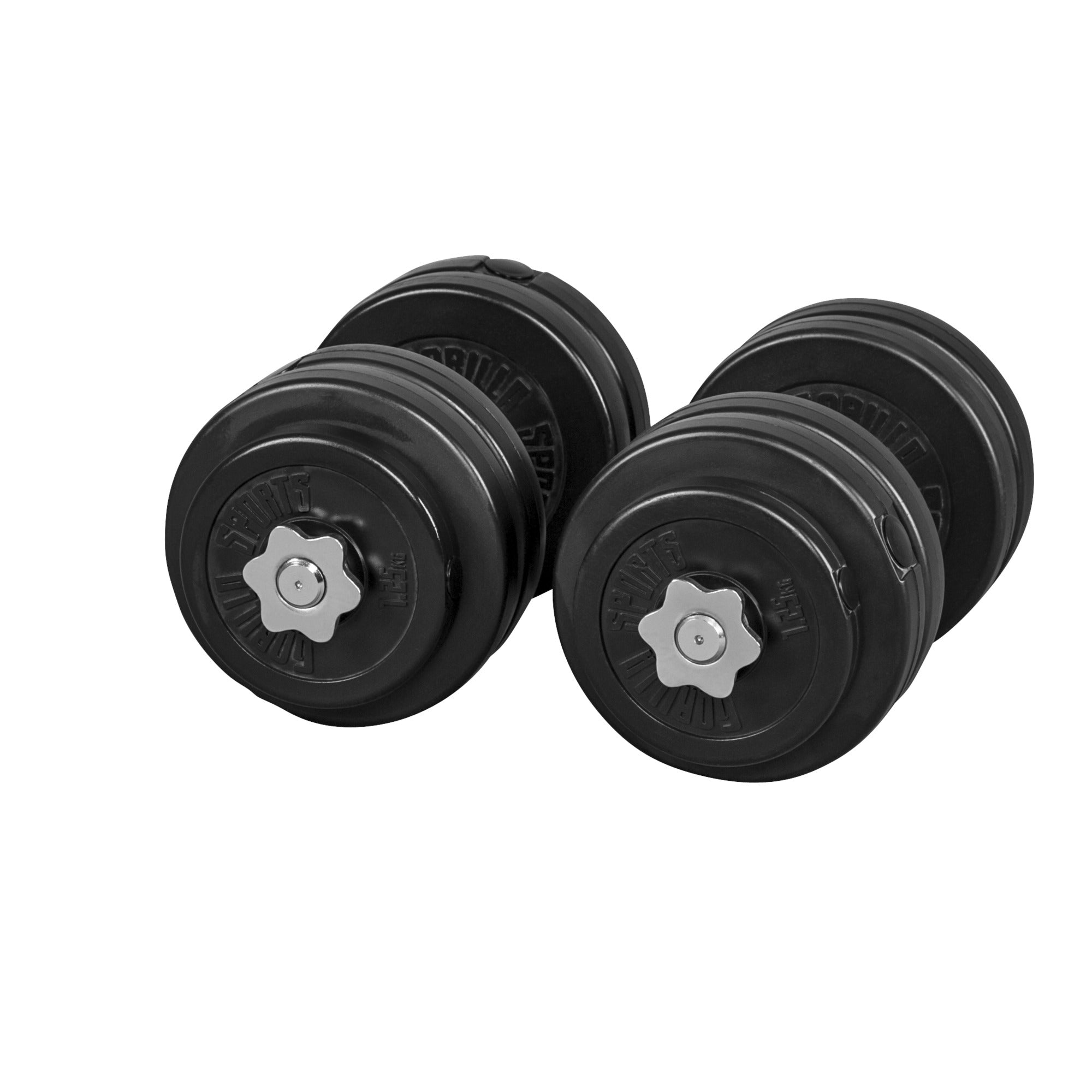 Reguliuojamas vinilinių hantelių rinkinys 30 kg, 30mm