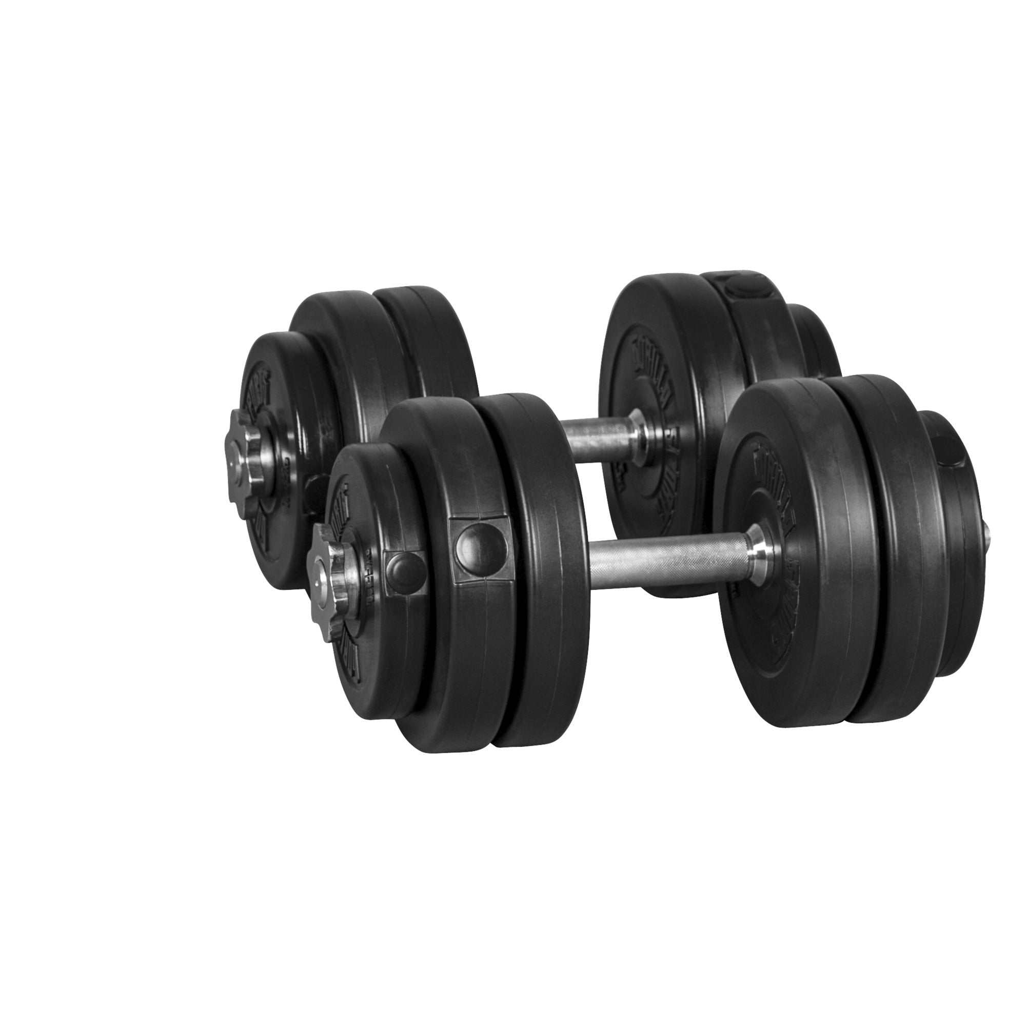 Reguliuojamas vinilinių hantelių rinkinys 30 kg, 30mm