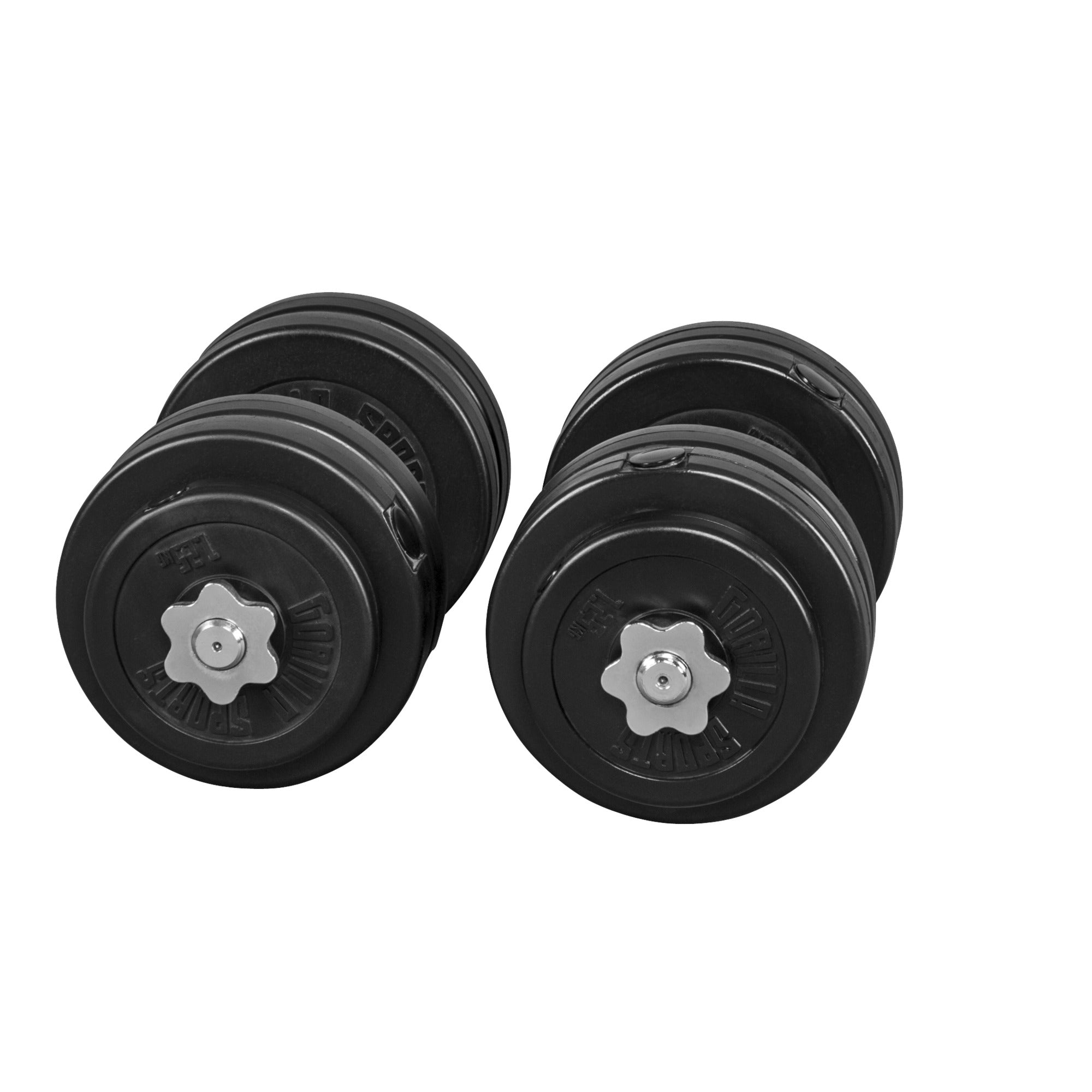 Reguliuojamas vinilinių hantelių rinkinys 30 kg, 30mm