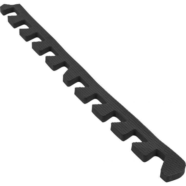 Apsauginio kilimėlio kraštinės detalės 8 kpl 62,5 x 1,2 cm juodos