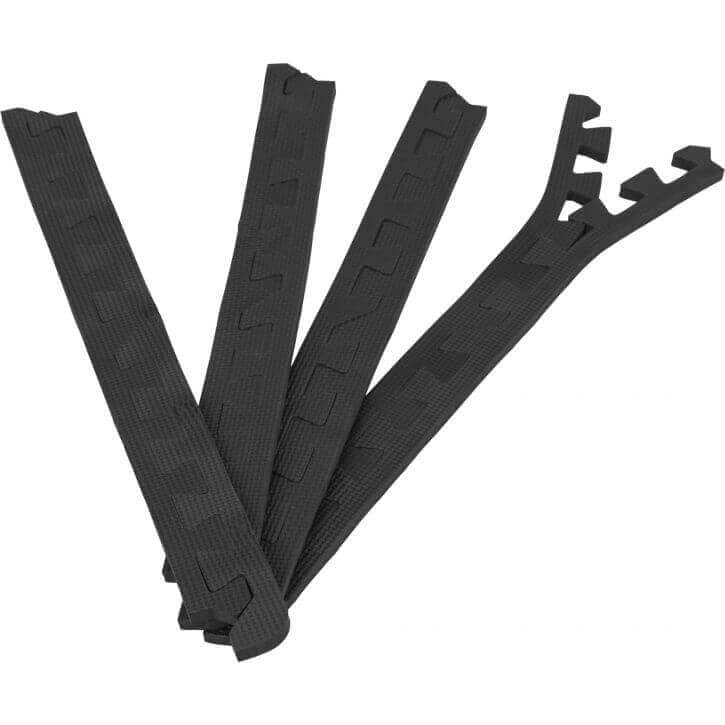 Apsauginio kilimėlio kraštinės detalės 8 kpl 62,5 x 1,2 cm juodos