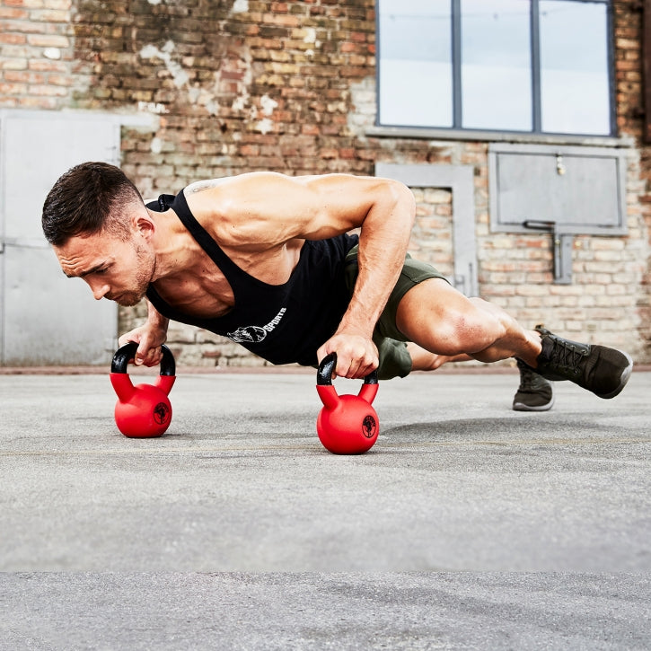 Pro girų rinkinys 12 kg + 16 kg su neopreno danga