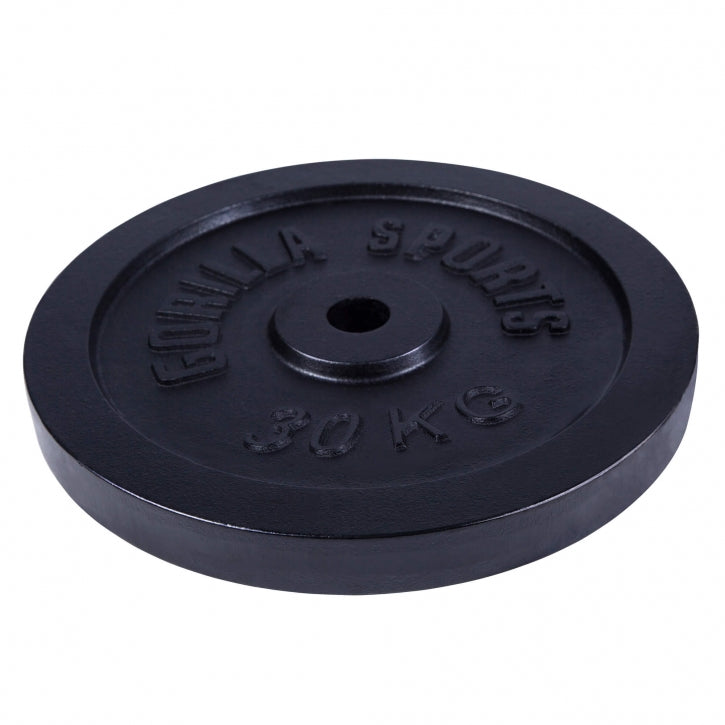Ketaus svorių diskas 30 kg 30 mm