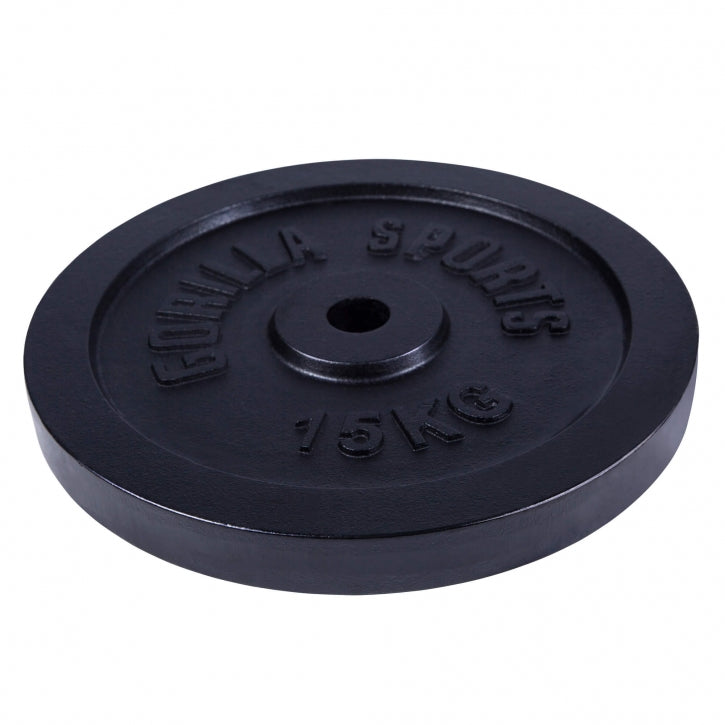 Ketaus svorių diskas 15 kg 30 mm