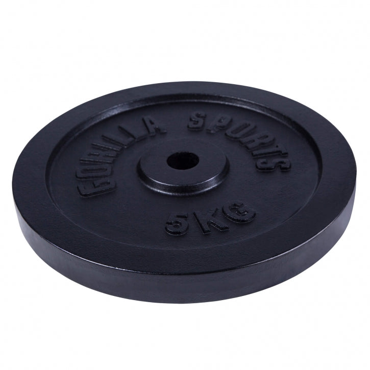Ketaus svorių diskas 5 kg, 30 mm
