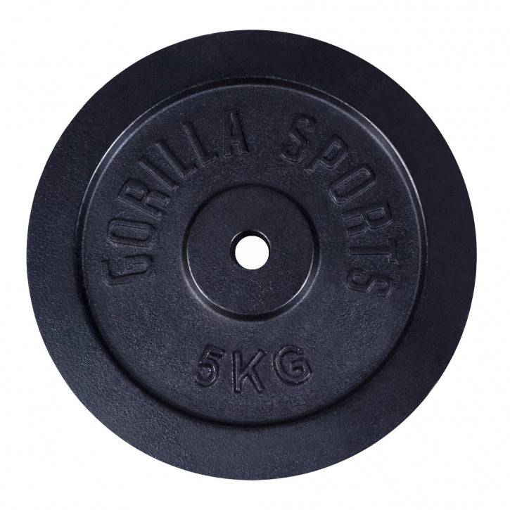 Ketaus svorių diskas 5 kg, 30 mm