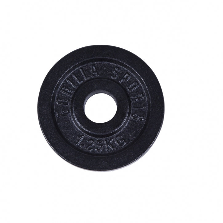 Ketaus svorių diskas 1,25 kg 30 mm
