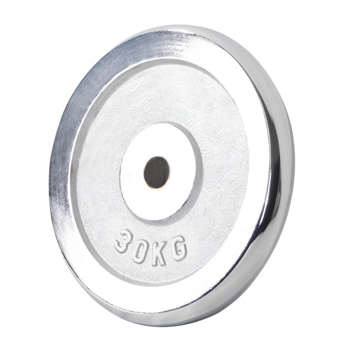 Chromuotas svorių diskas 30 kg 30 mm