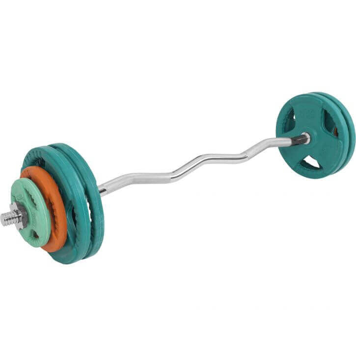 EZ štangos komplektas 35 kg su srieginiais užraktais