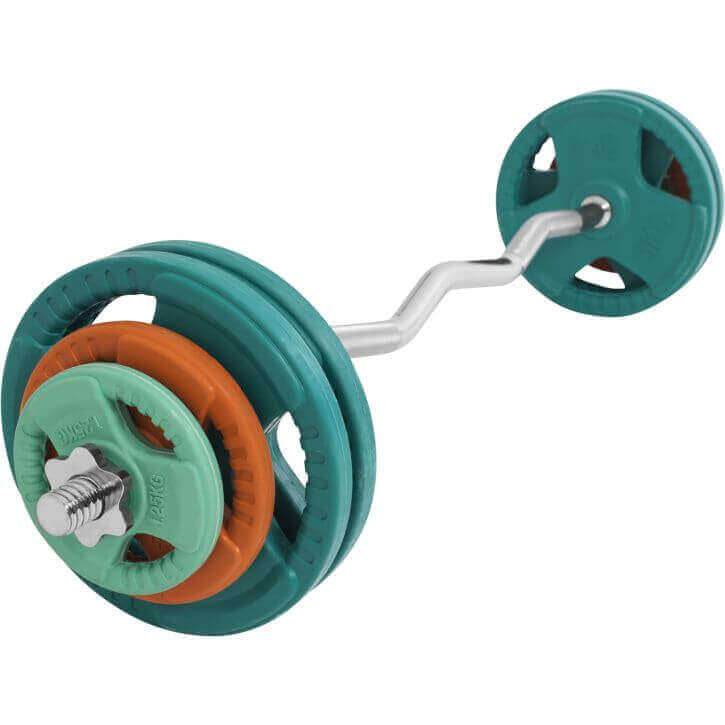 EZ štangos komplektas 35 kg su srieginiais užraktais