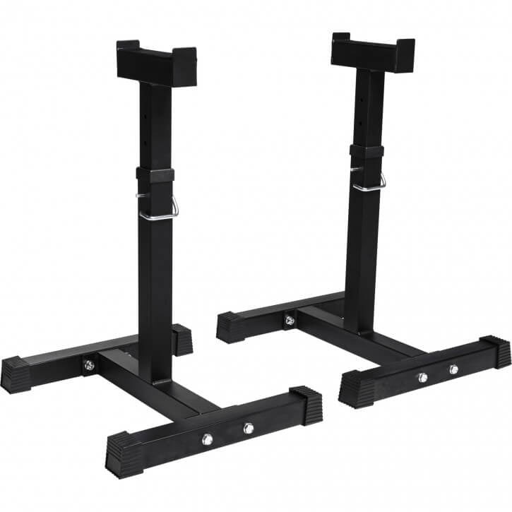 Reguliuojami štangų stovai, 2 vnt., 52–71 cm