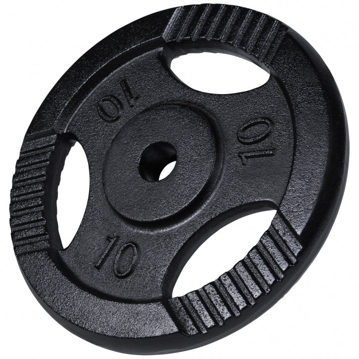 Ketaus Tri Grip svorių diskai 30 kg 30 mm