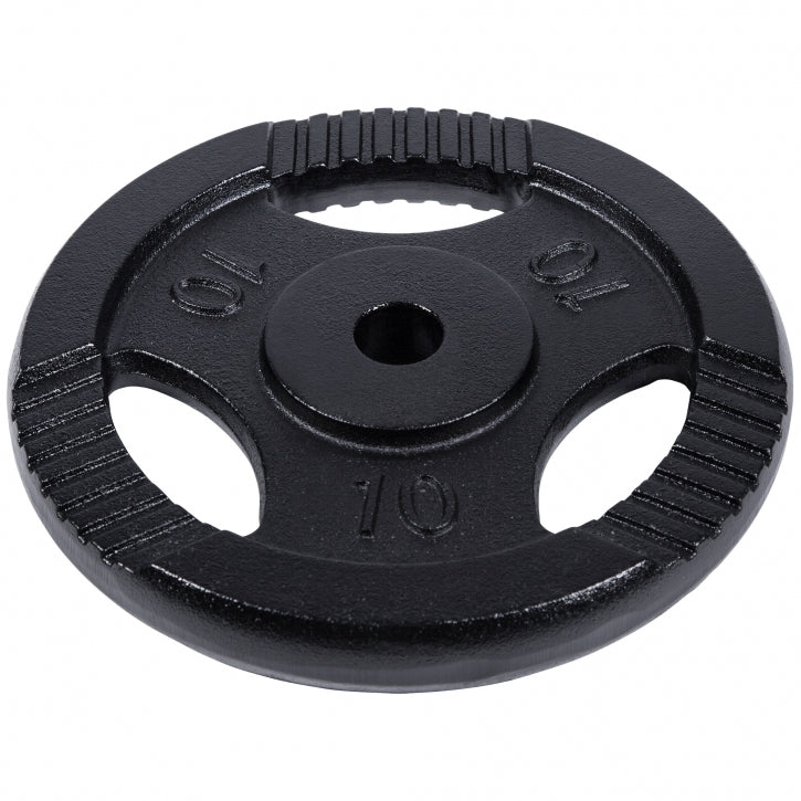Ketaus Tri Grip svorių diskai 30 kg 30 mm