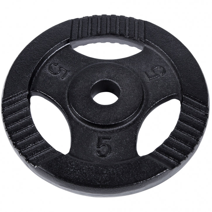 Ketaus Tri Grip svorių diskai 30 kg 30 mm