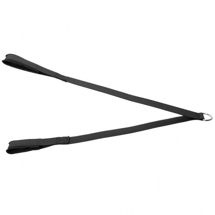 Ilga paminkštinta skriemulių sistemos rankena 108 x 4 cm, juoda