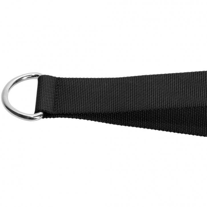 Ilga paminkštinta skriemulių sistemos rankena 108 x 4 cm, juoda