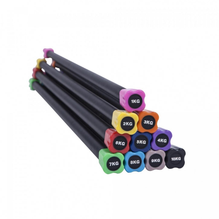 Aerobika grifų rinkinys 1–10 kg su stovu