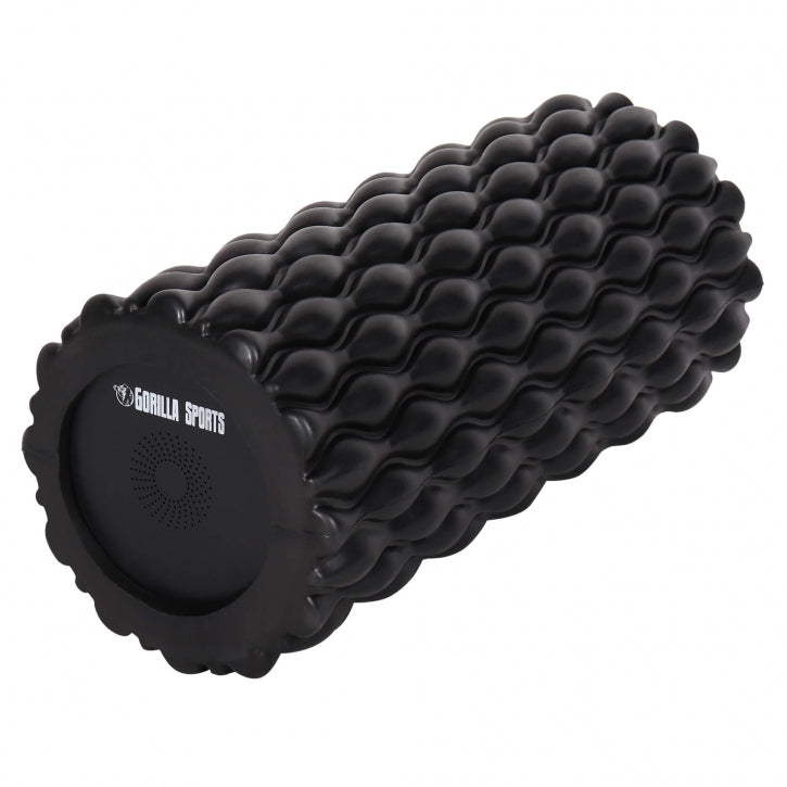 3-In-1 vibruojantis foam roller 30 x 10 cm, juodas