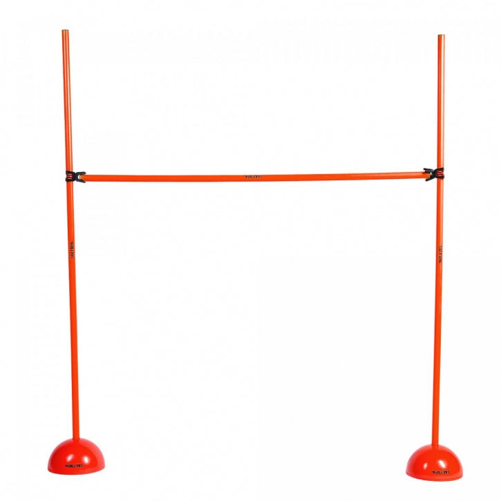 Reguliuojamas aukščio šuolių barjeras 10,5–150 cm, raudonas