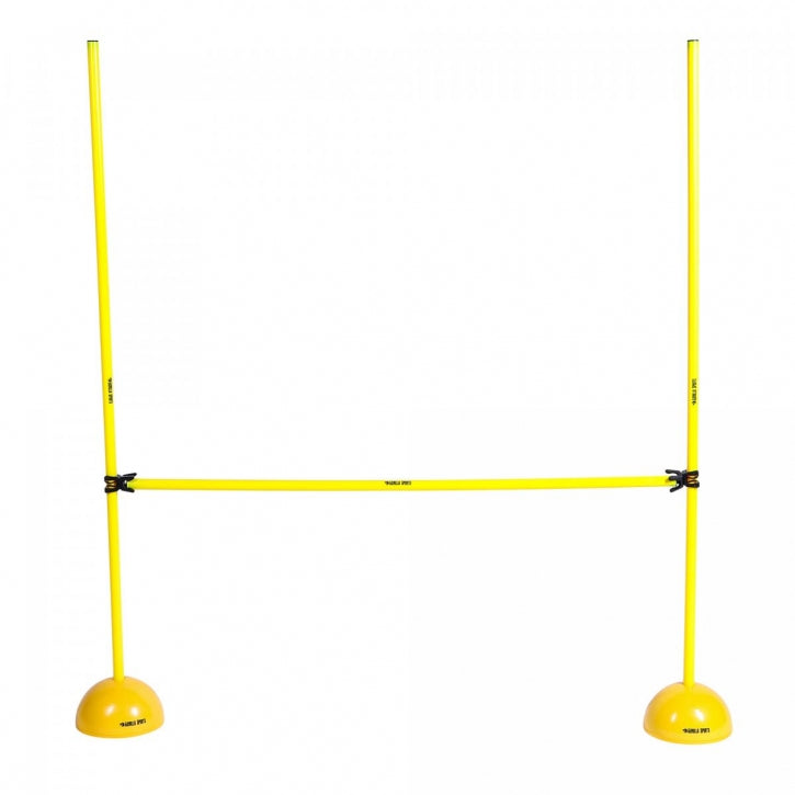 Reguliuojamas aukščio šuolių barjeras 10,5–150 cm, geltonas