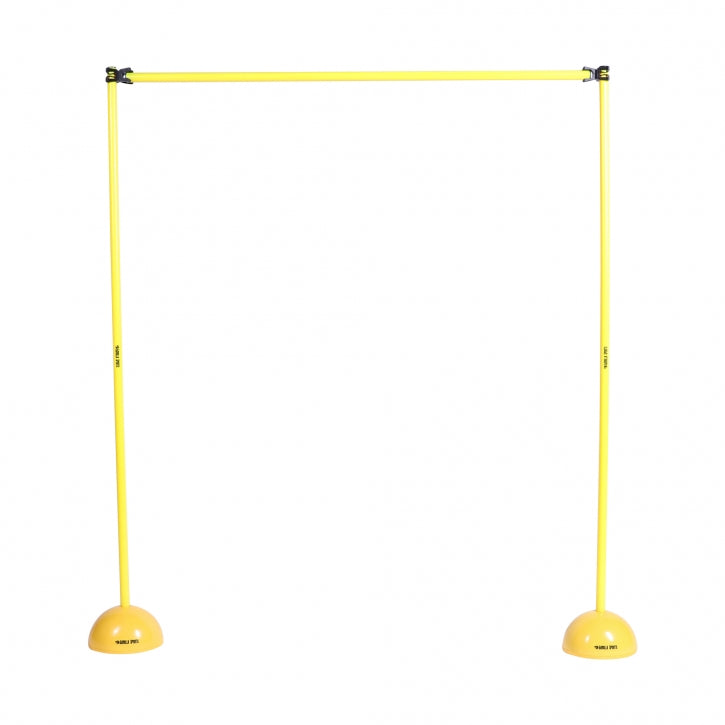 Reguliuojamas aukščio šuolių barjeras 10,5–150 cm, geltonas