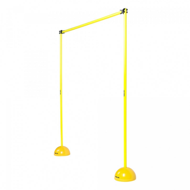 Reguliuojamas aukščio šuolių barjeras 10,5–150 cm, geltonas