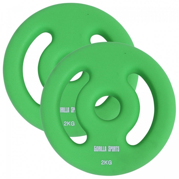 BodyPump svorio diskai 2 vnt. 1–5 kg, 30 mm