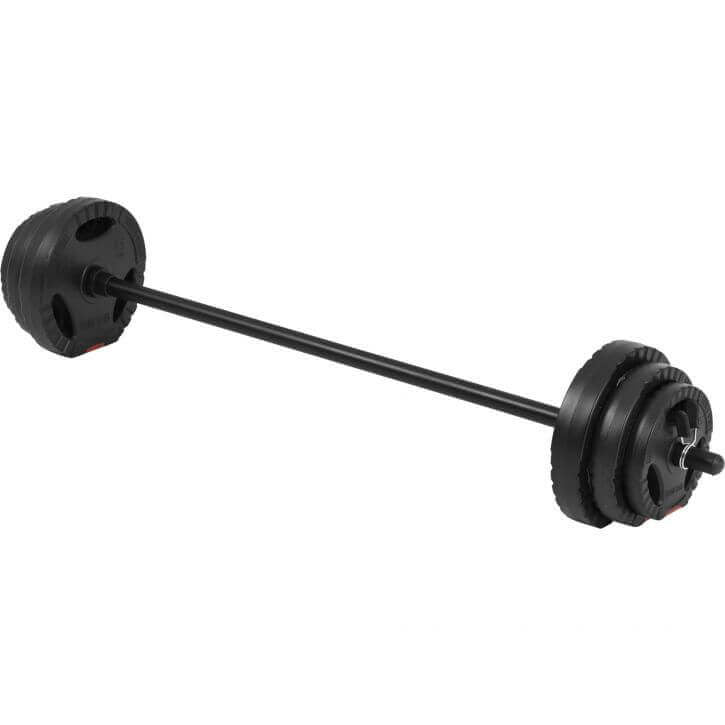 BodyPump rinkinys su 5 x 20 kg tri-grip svorio diskais